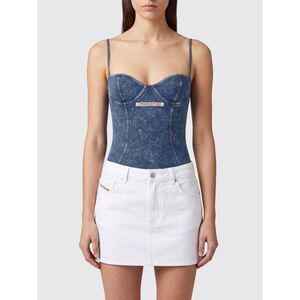 Diesel Women Diesel Off-The-Shoulder Sweetheart Neckline Denim Corset Top